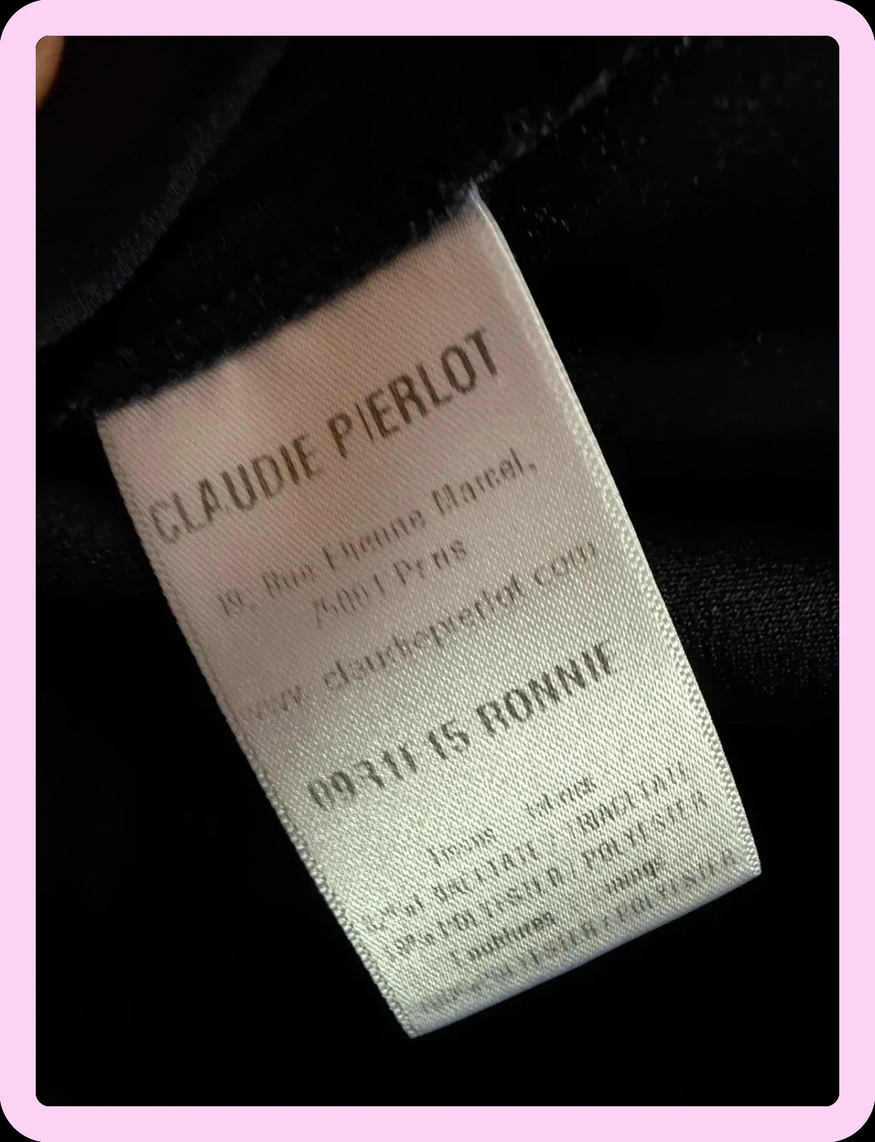 Vestido mujer Claudie pierlot talla 40 – photo 11